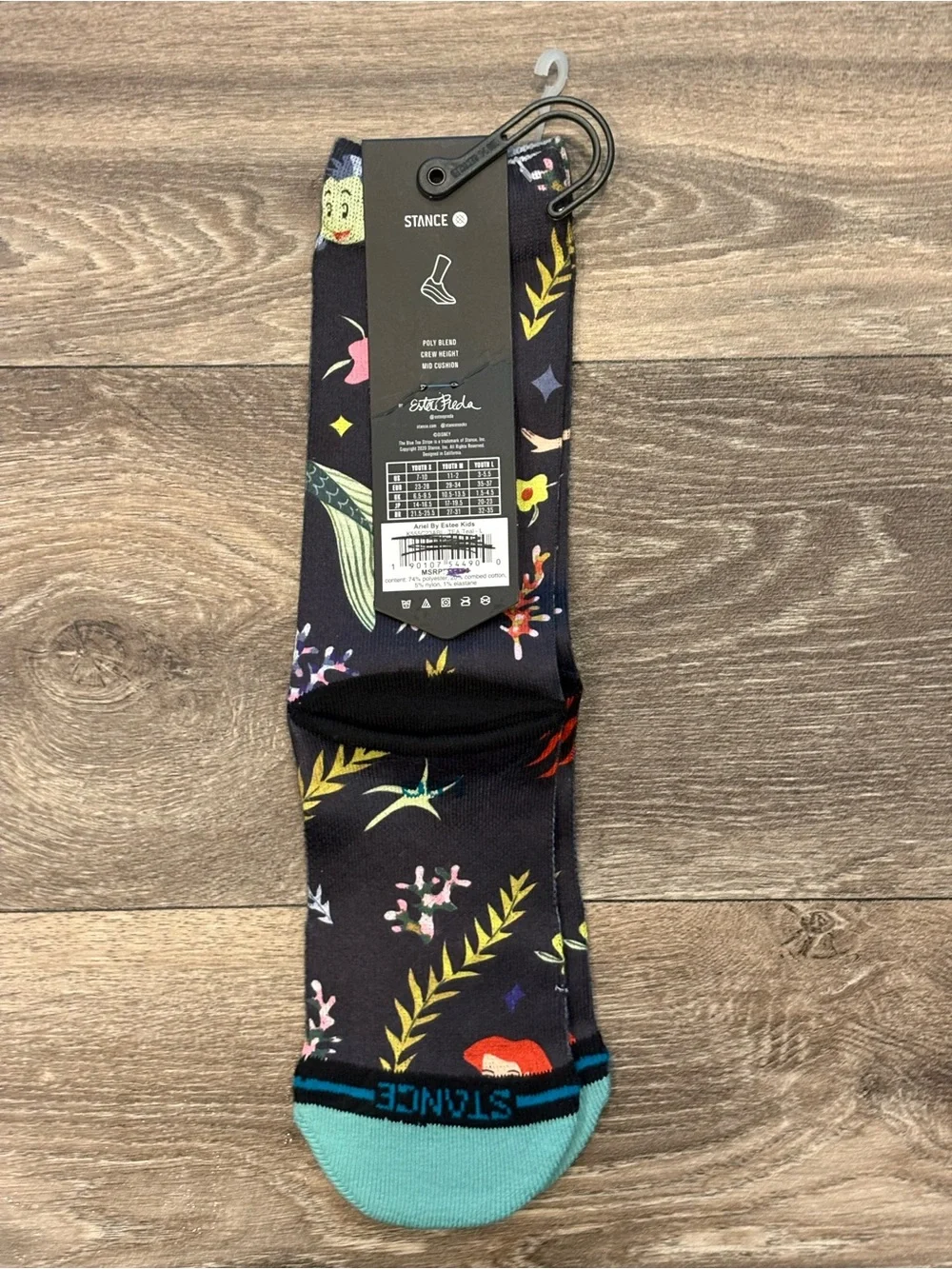 Stance x Disney The Little Mermaid Crew Socks - Youth Large